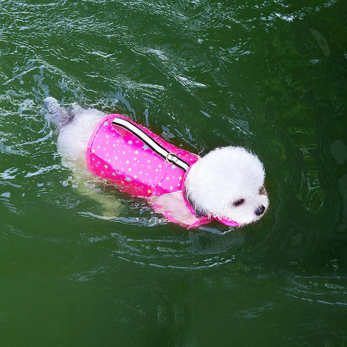 Dog Life Vest Buoyancy Clothes Adjustable