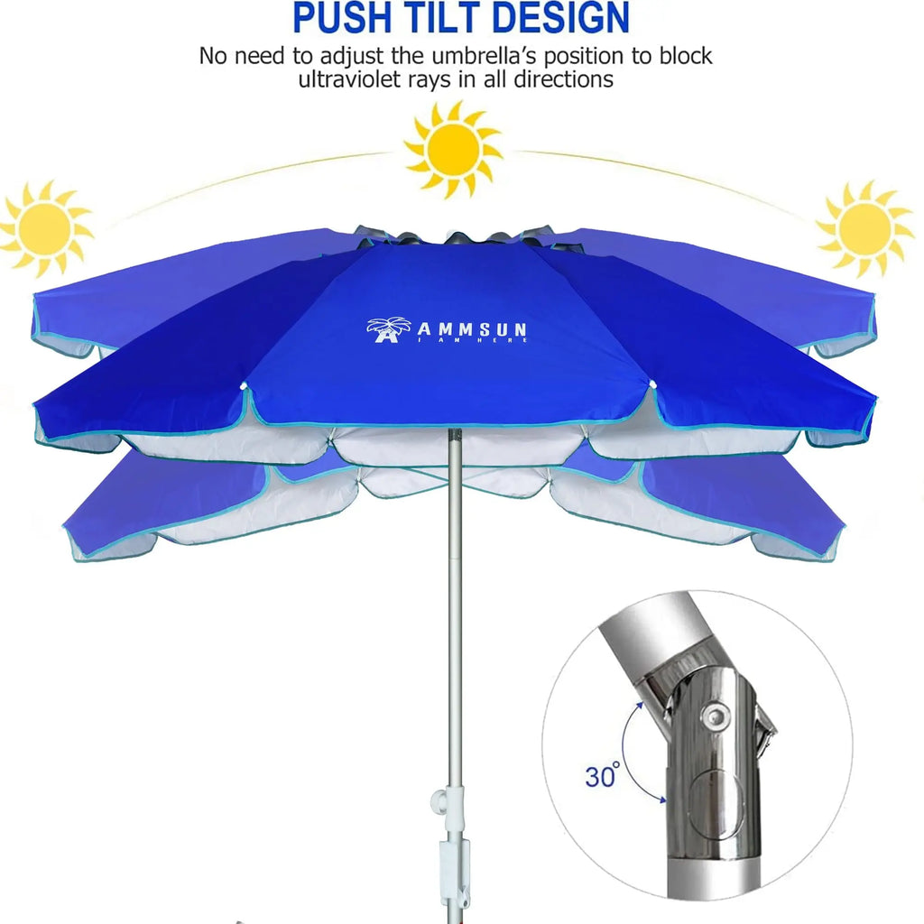 6.5ft Portable Beach Umbrella