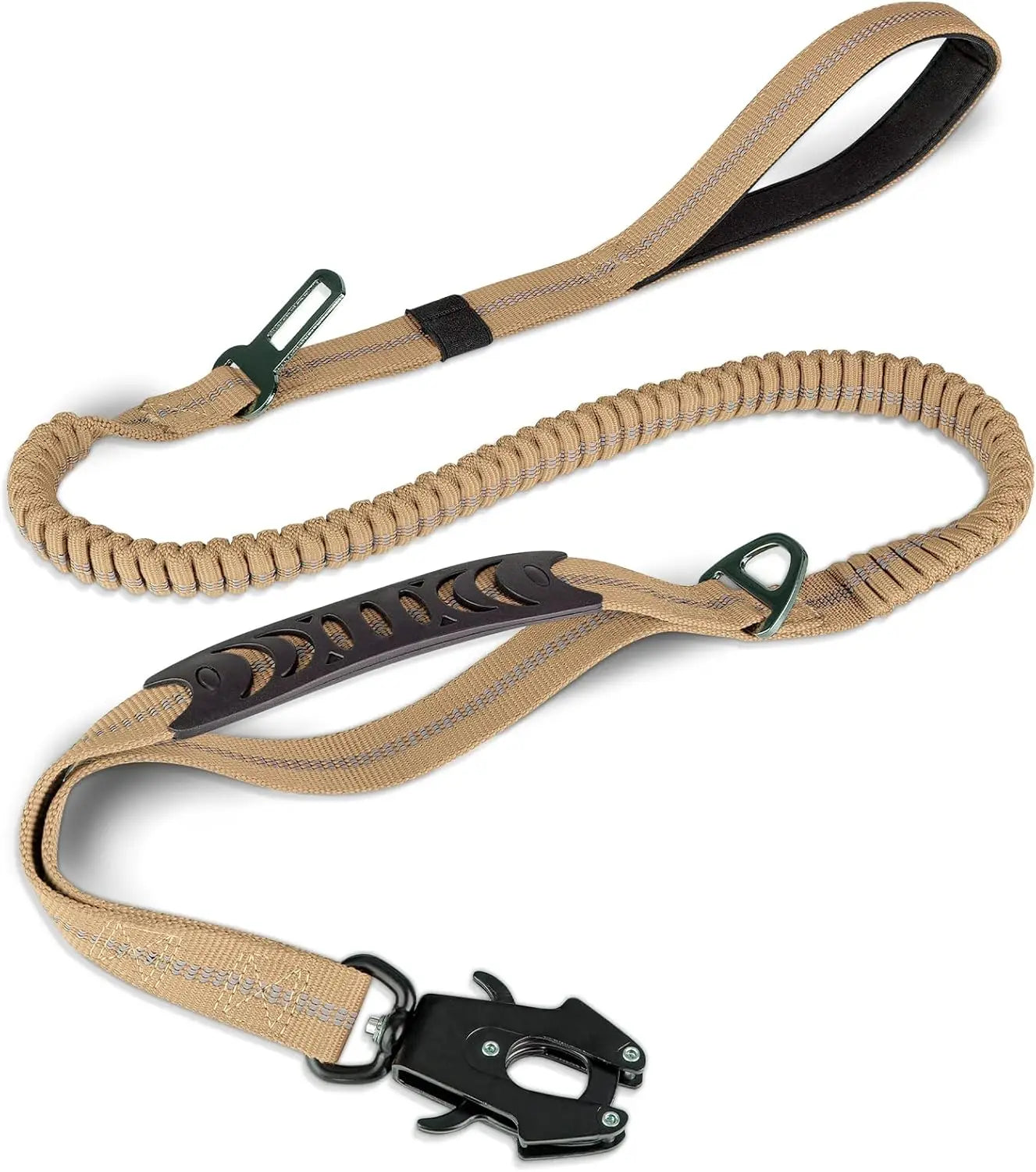 Reflective Shock Absorbing Pet Leashes Car Seatbelt