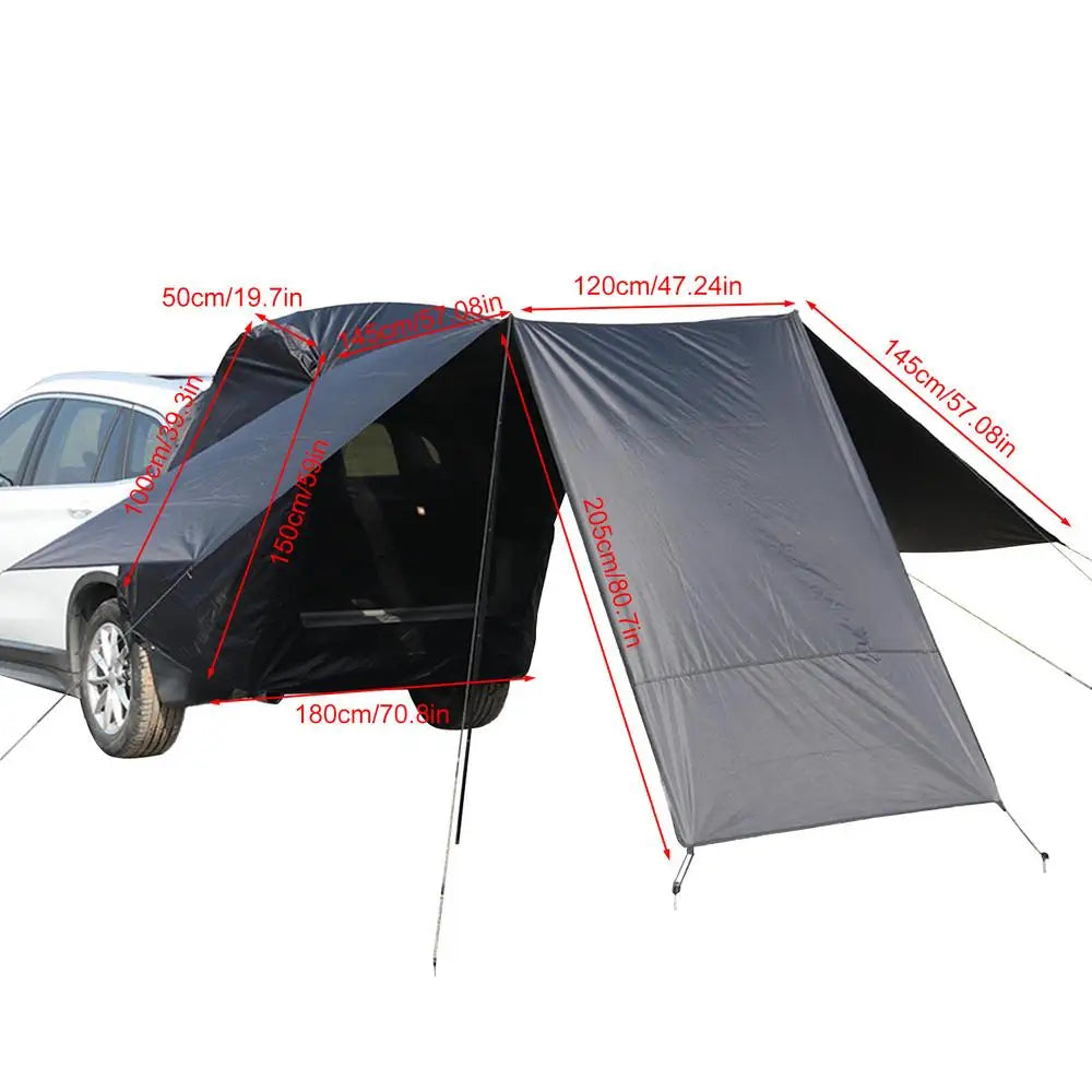 Portable Camping SUV Trunk Tent Car Rear