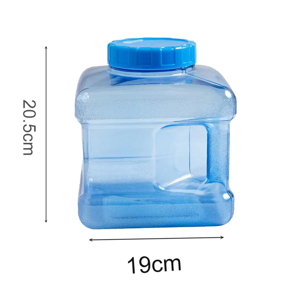 5/8/10//12L Drinking Water Jug with Spigot Multifunction Camping Water Tank Water Storage Container for Hiking Self-Driving Tour
