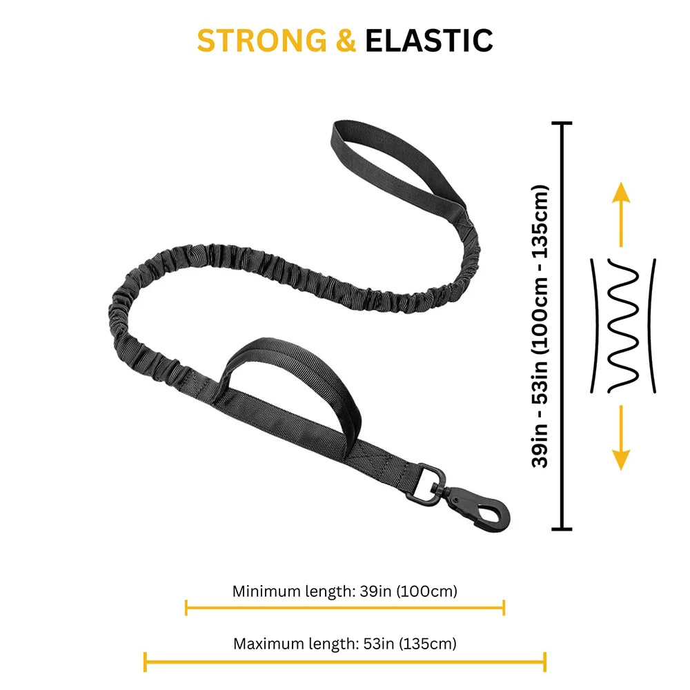 Tactical Dog Harness Leash Training Walking No Pull