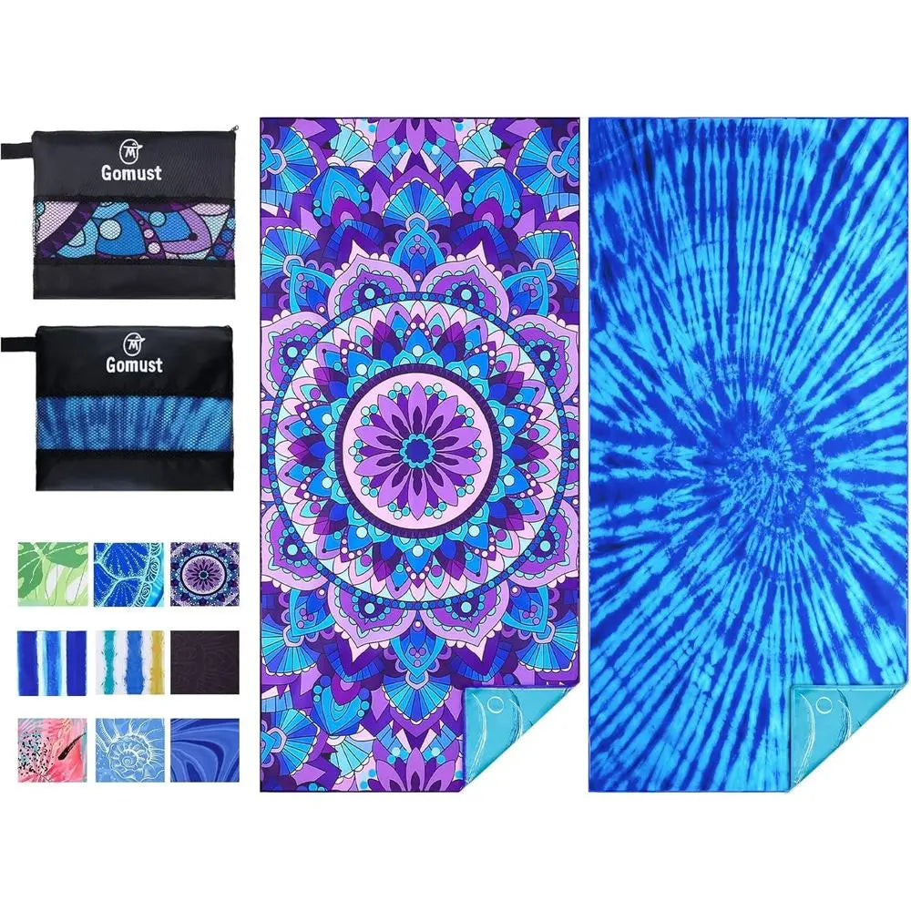 71x32 Quick Dry, Large Microfiber Sand-Free Towels