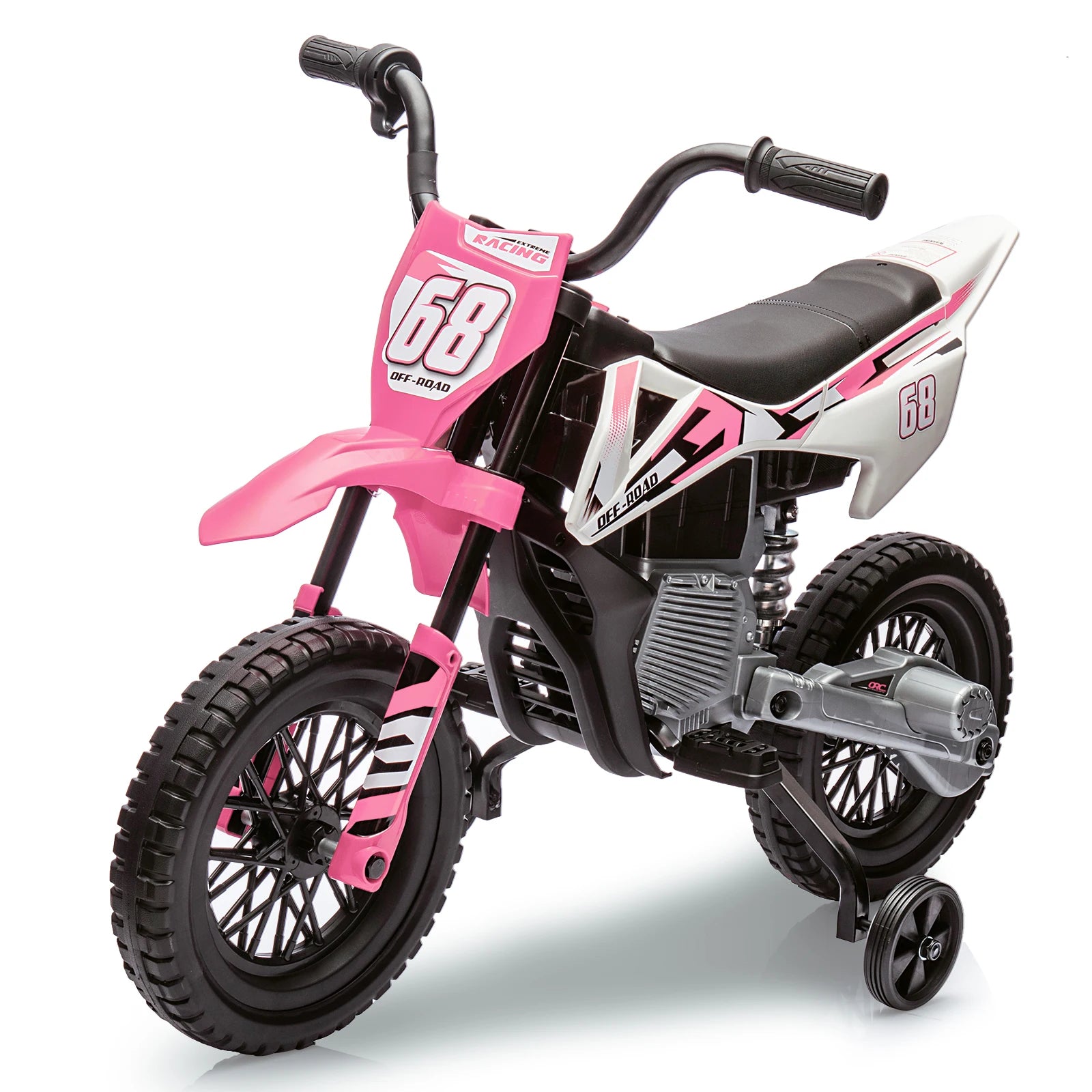 12v Kids Electric Dirt Bike with Training Wheels