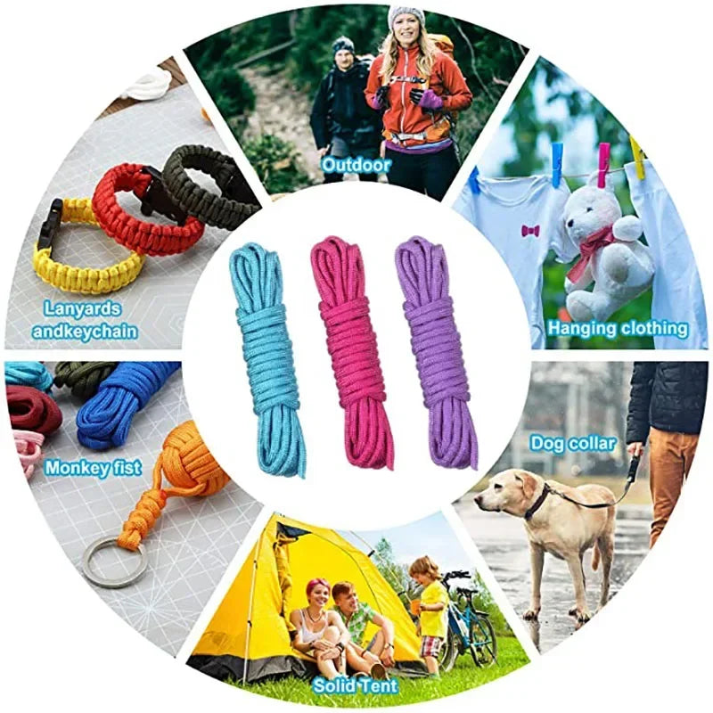 Paracord  Camping Climbing Camping Rope Hiking Clothesline