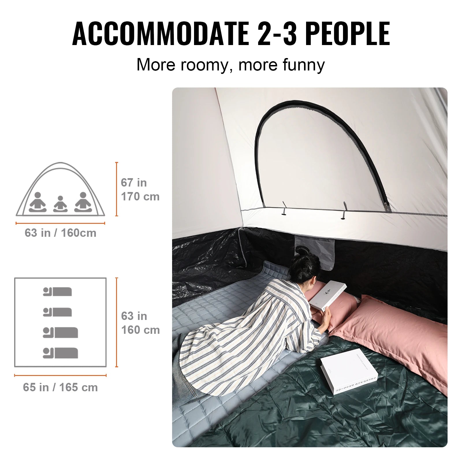 Truck Bed Tent 5.5'-6' with Rain Layer