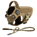 Tactical Dog Harness Leash Training Walking No Pull