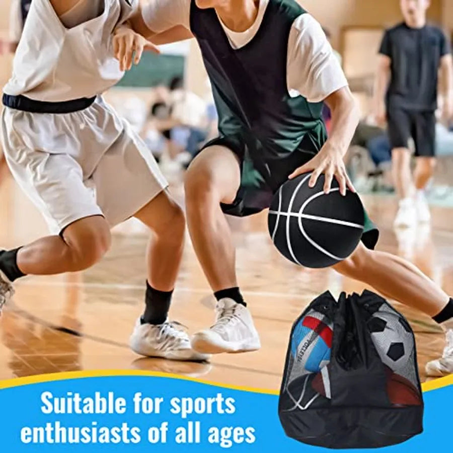4 Pcs Sport Balls Set Official Size Athletic Balls Include Soccer, Football, Basketball, Volleyball for Indoor Outdoor Game You