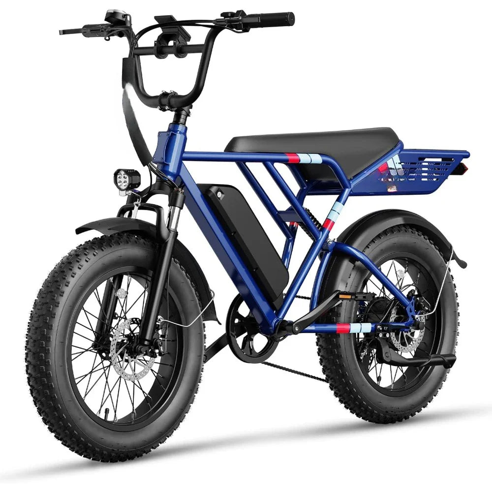 Electric Bike - 30MPH, Fat Tires, IPX6 Waterproof