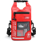 250-Piece Waterproof First Aid Kit Dry Bag for Boating,