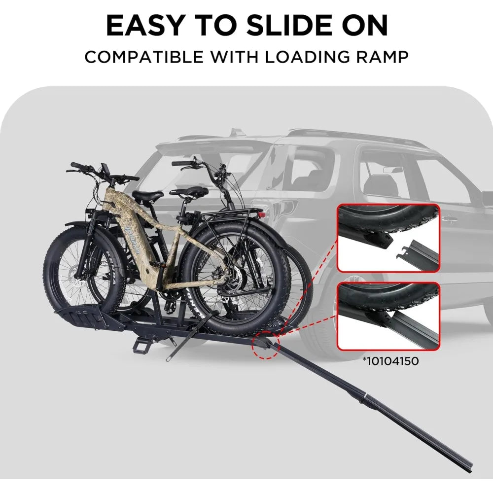 E-Bike Rack with Ramp Hitch Bike Rack