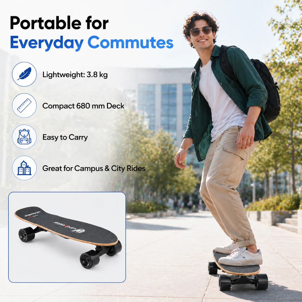 Mini Electric Skateboard 350W Motor