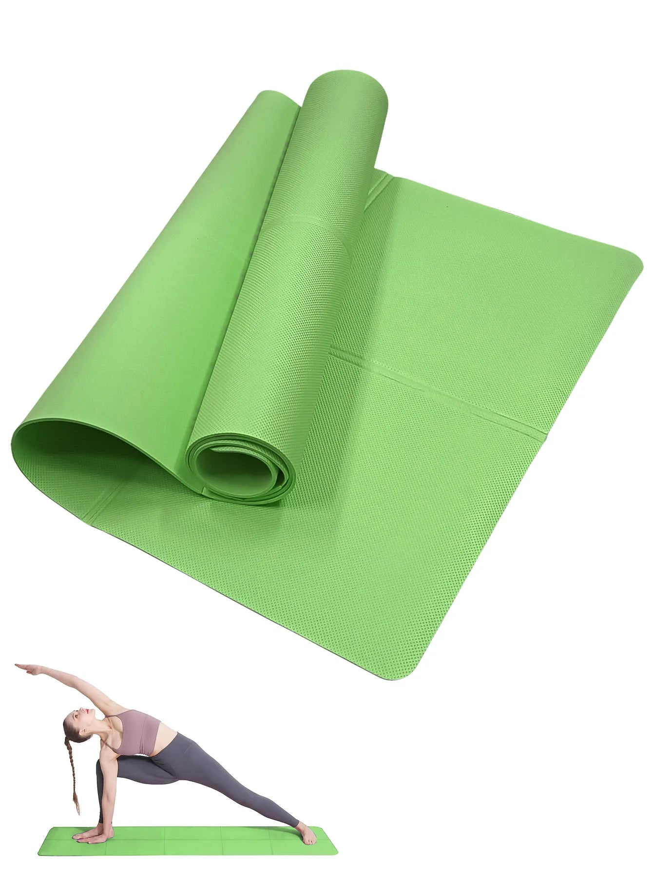 Non Slip Yoga Pad Travel Fitness Exercise
