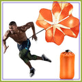 Speed Training Parachute, 56in Resistance Drag Chute for Sprinting Football with Adjustable Waist Belt