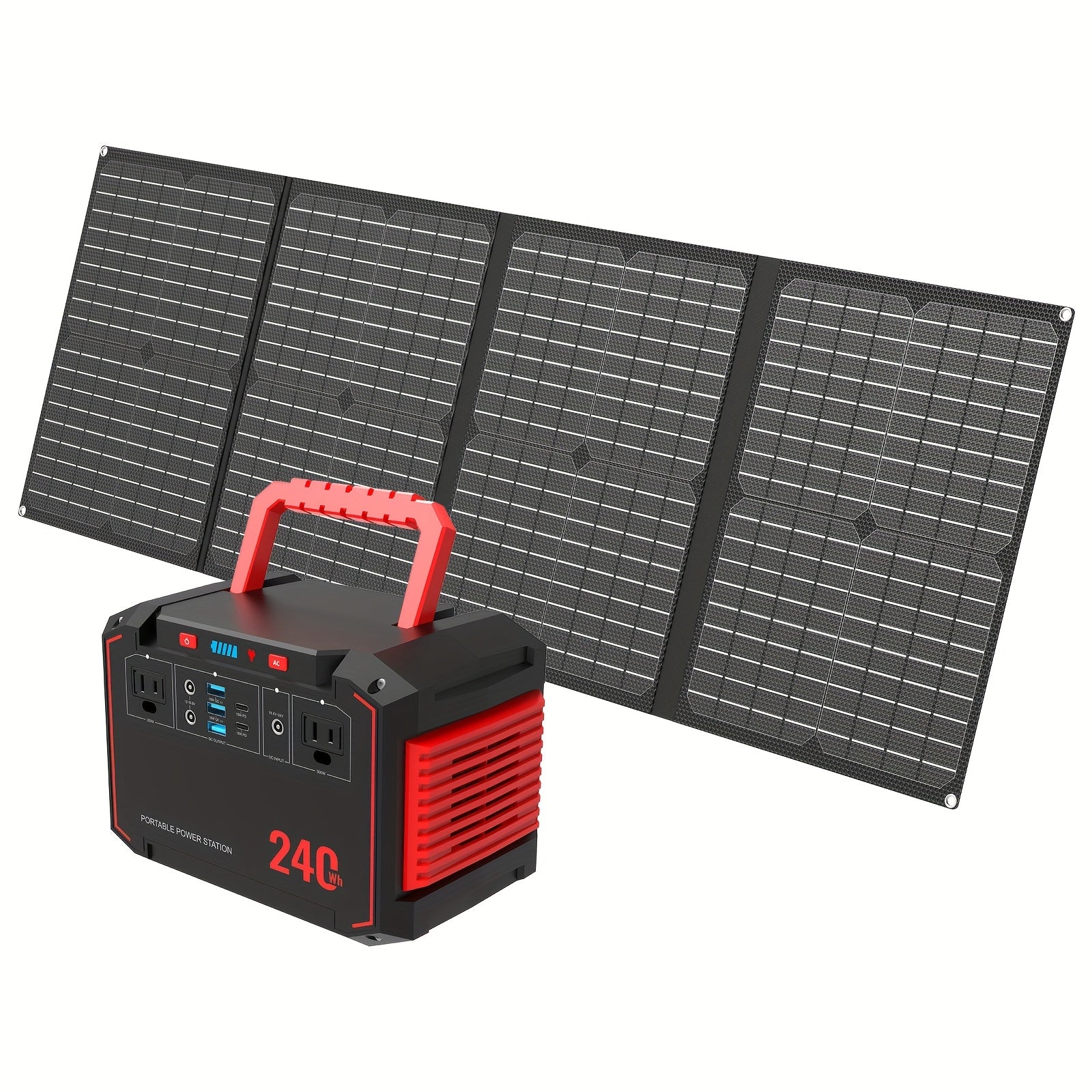 300W Portable Power Station Solar Generator