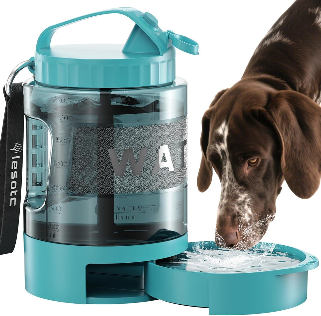 77oz Dog Travel Water Bottle