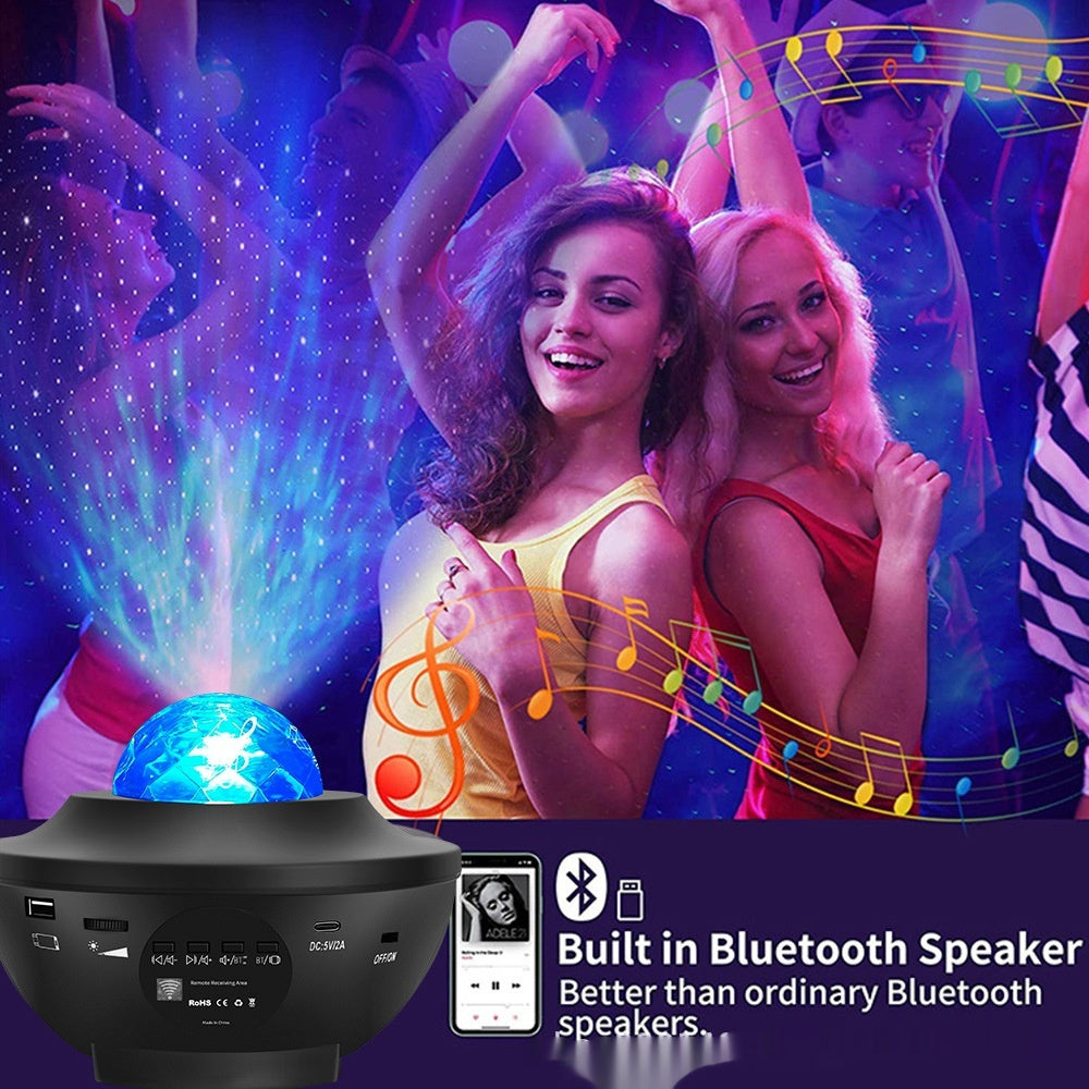 Starry Sky Projection Lamp USB Bluetooth Music