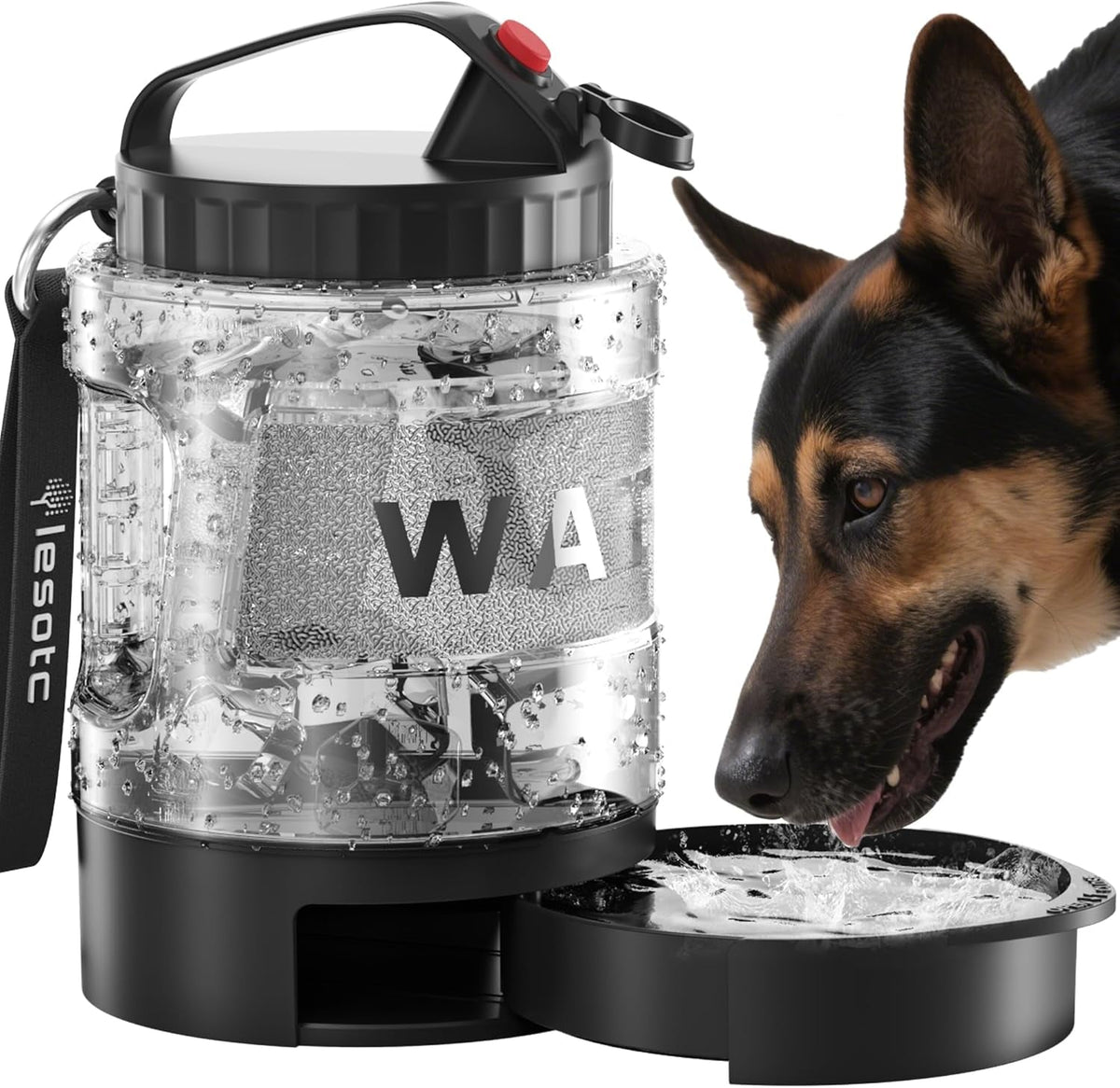 77oz Dog Travel Water Bottle