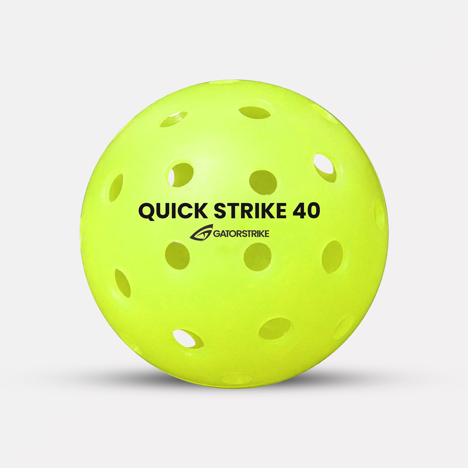 Quick Strike 40 Outdoor Pickleballs — Durable, True-Flight Balls