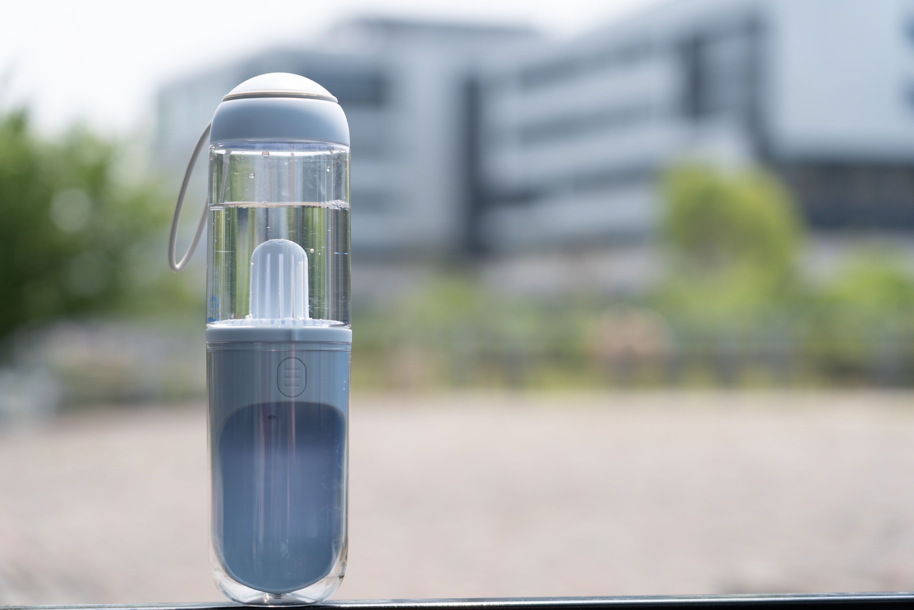 Pet Life ® Handheld Travel Filtered Water Feeder