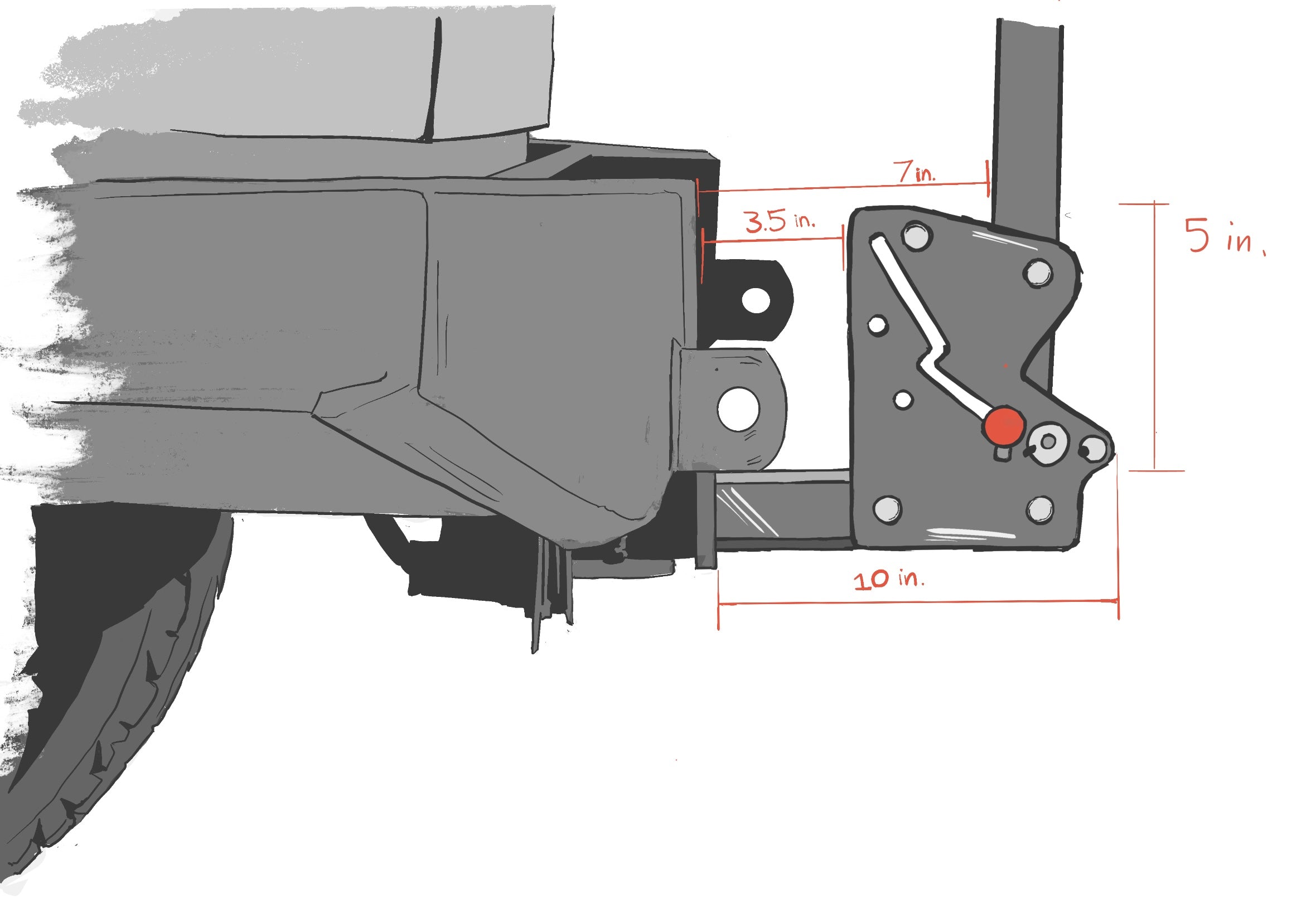 6-Bike Rack With Full Tilt BASE Post